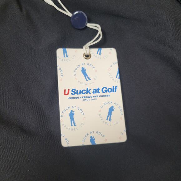 NWT U Suck at Golf Mens 36/30 Black Dress‎ Athletic Stretch Pants Lightweight - Picture 5 of 16